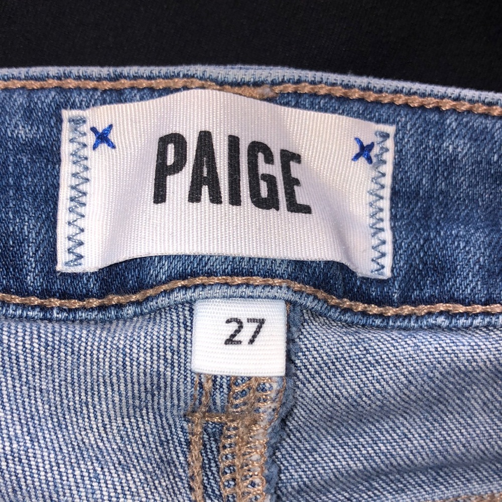 BOGO FREE Paige Verdugo Ankle Skinny Distress Jeans Size 27 - Picture 7 of 9